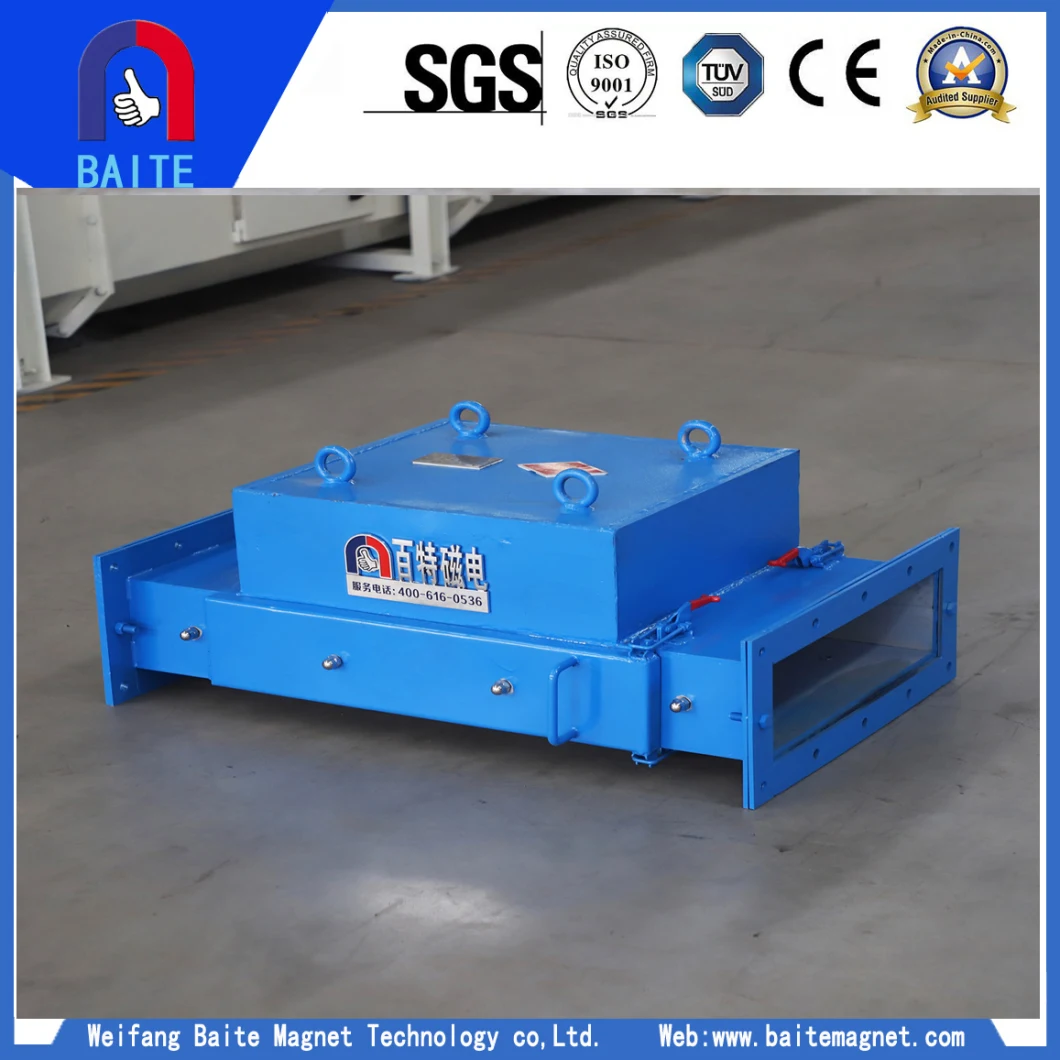 Dump Type Tube Magnetic Separator, Pipeline Type Self Dumping Iron Remover, Iron Ore Electromagnetic Separator