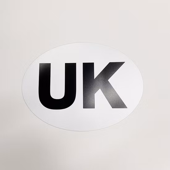 Atacado adesivo magnético para carro do Reino Unido, ímãs para veículos placa do Reino Unido para a Europa